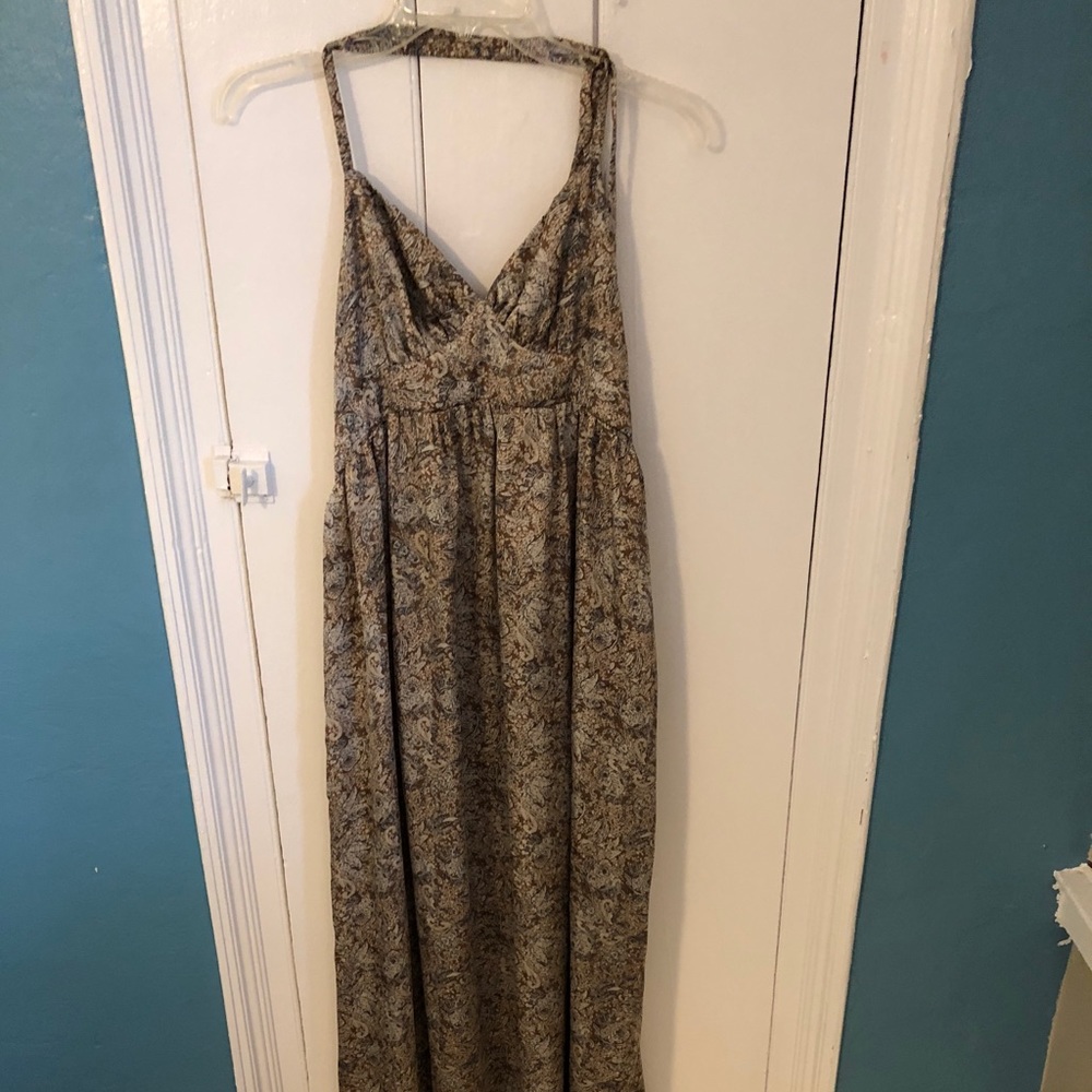 Beautiful Silky Dress with Low Back
